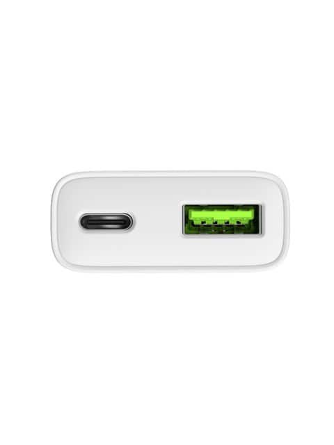 NATEC ŁADOWARKA SIECIOWA RIBERA GAN SLIM USB-A USB-C 20W BIAŁA — zdjęcie 1 z 6