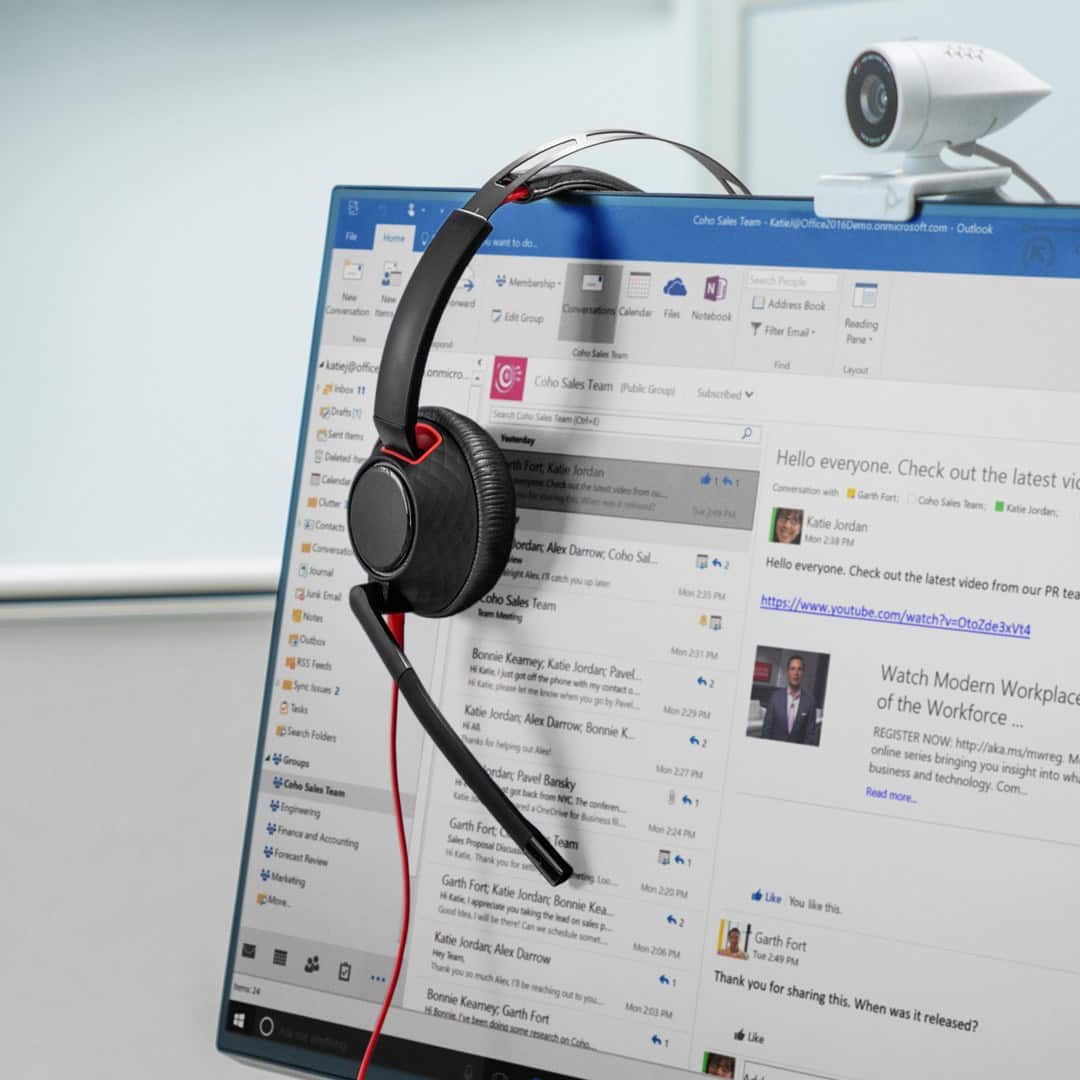 Słuchawki Poly Blackwire 5220 Stereo USB-C Headset +3.5mm Plug +USB-C/A Adapter Retail Packaging — zdjęcie 1 z 5