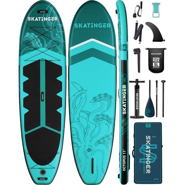 Deska SUP SKATINGER Octopus 335x86x15 cm Allround — zdjęcie 1 z 4