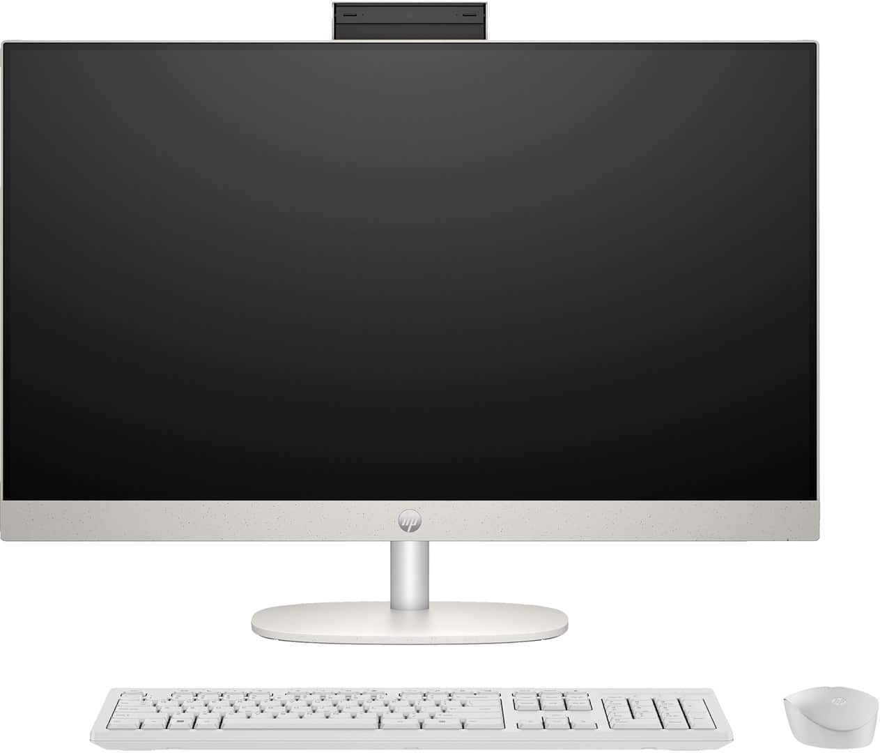 HP AIO 24-cr0184nw Ryzen 3 7320U 23.8"FHD IPS 250nits AG 16GB LPDDR5 SSD512 Radeon 610M Cam720p kB+Mouse NoOS Shell White 2Y — zdjęcie 1 z 8