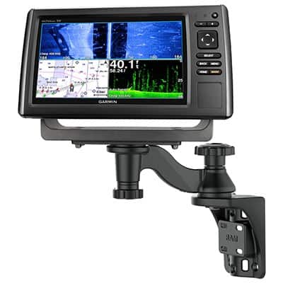 RAM® Pionowe mocowanie z ramieniem obrotowym 6" do echosondy wędkarskiej i plotera — zdjęcie 1 z 3
