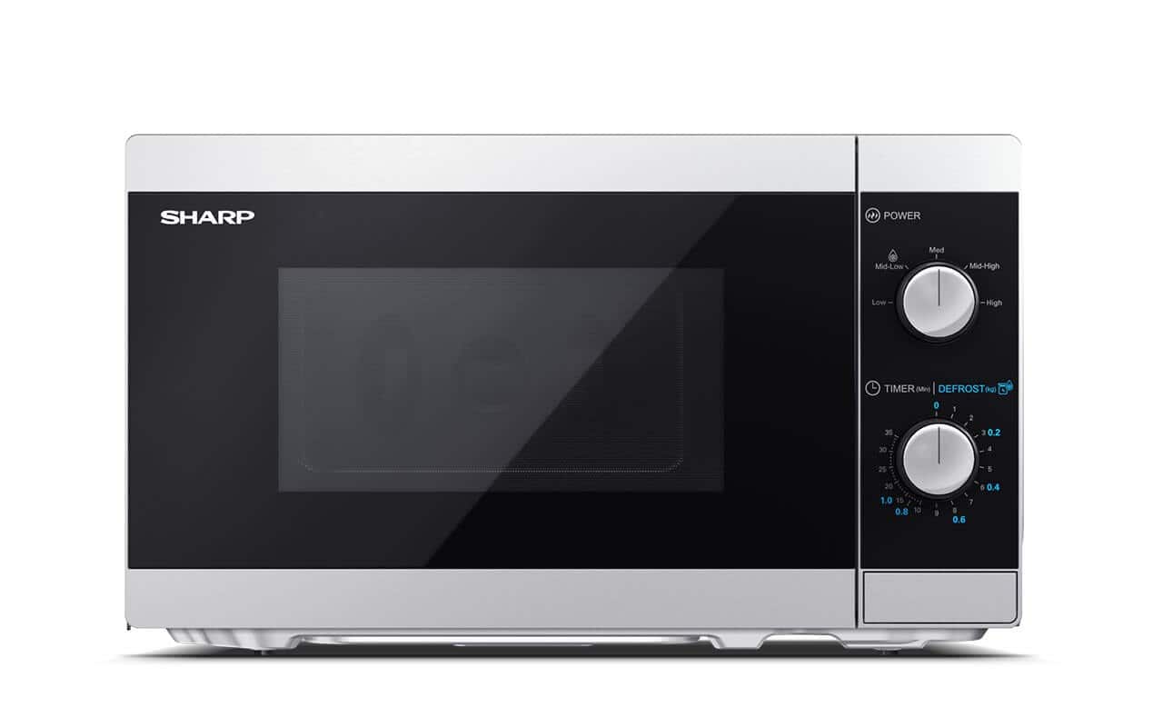 Kuchenka mikrofalowa SHARP YC-MS01E-S, 800W, 20l — zdjęcie 1 z 6
