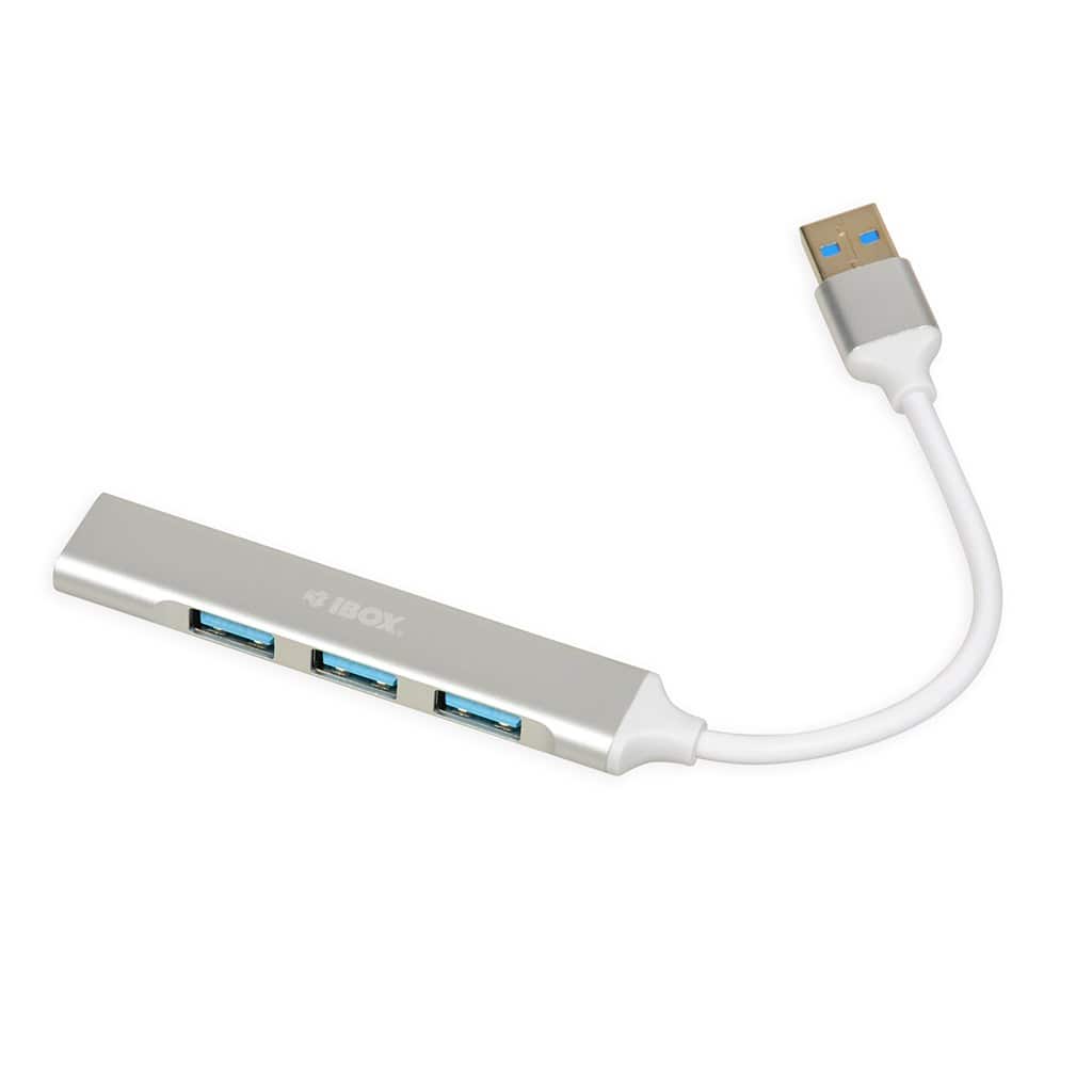 HUB I-BOX 4-PORTOWY USB3.0 + USB 2.0, SLIM — zdjęcie 1 z 5