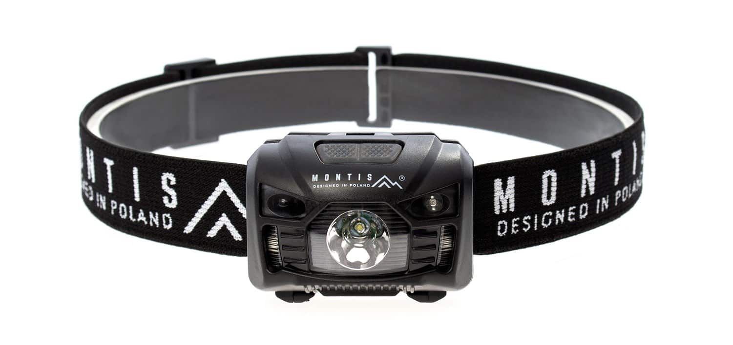 MONTIS LATARKA CZOŁOWA/NAGŁOWNA AKUMULATOROWA LED Z SENSOREM RUCHU. MT001 — zdjęcie 1 z 8