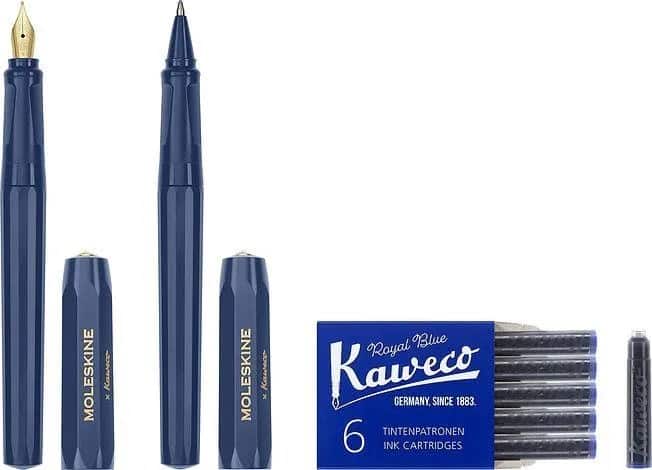 Moleskine x Kaweco Zestaw: Pióro i Długopis Niebieski — zdjęcie 1 z 4