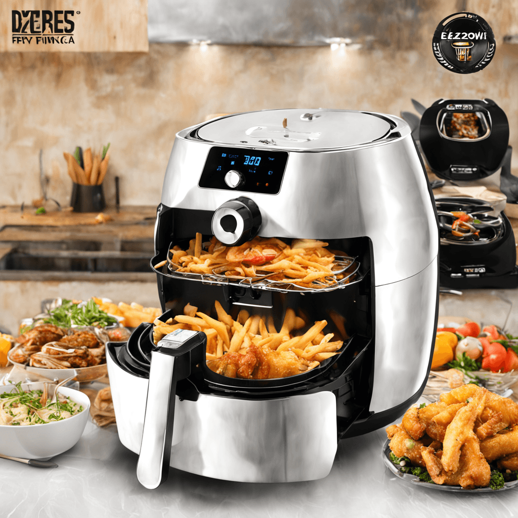 AIR FRYER frytkownica beztłuszczowa BLOW 2500W 9L dwukomorowa
