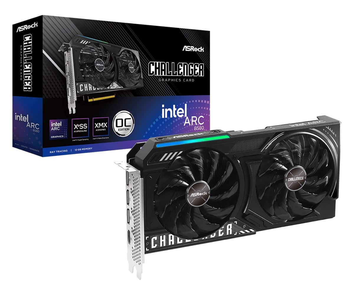 Karta graf. Asrock Intel ARC B580 CL 12GO — zdjęcie 1 z 6