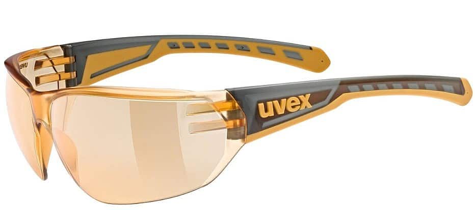 Okulary rowerowe UVEX Equate, smoke/orange — zdjęcie 1 z 4