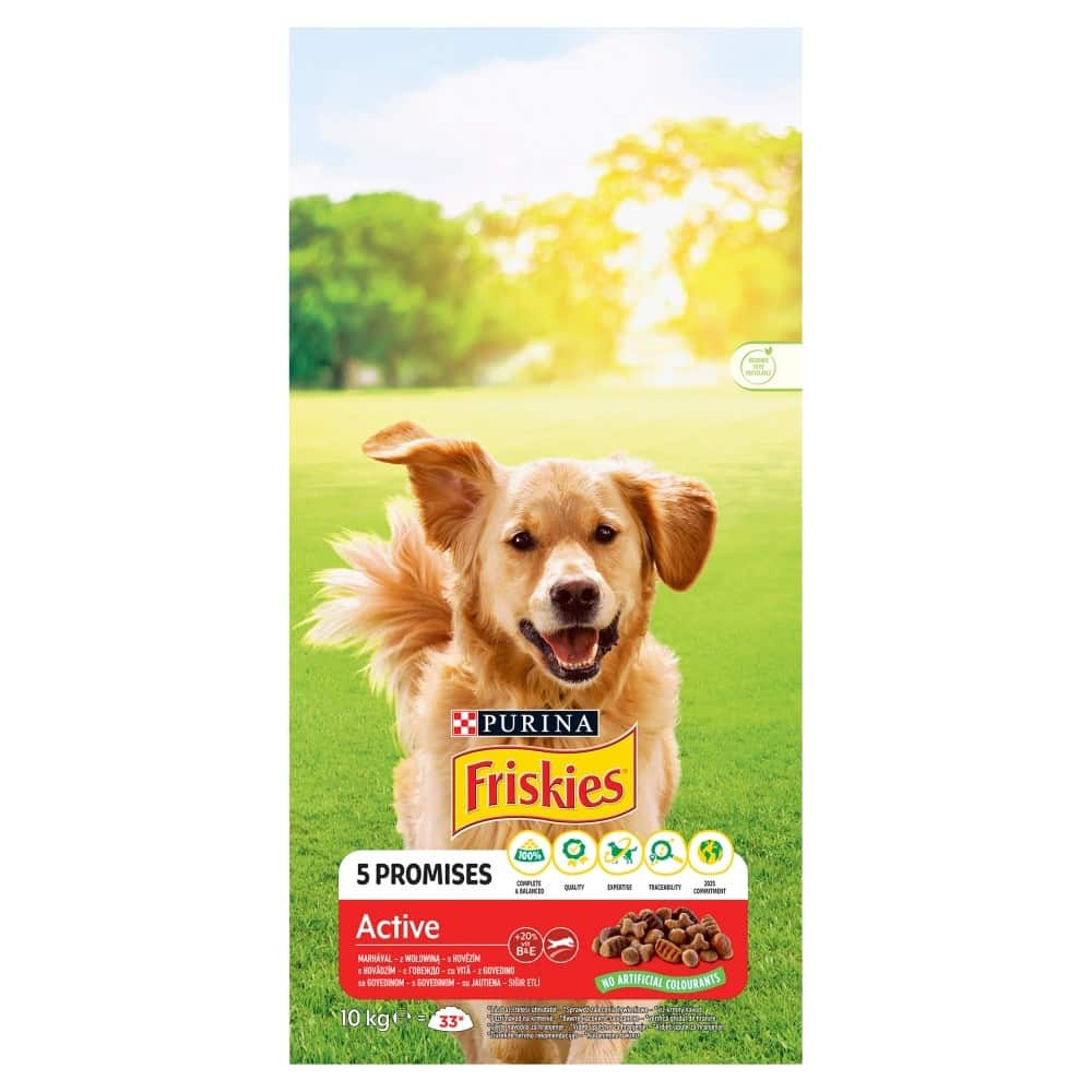 FRISKIES Active - sucha karma dla psa - 10kg (WYPRZEDAŻ)