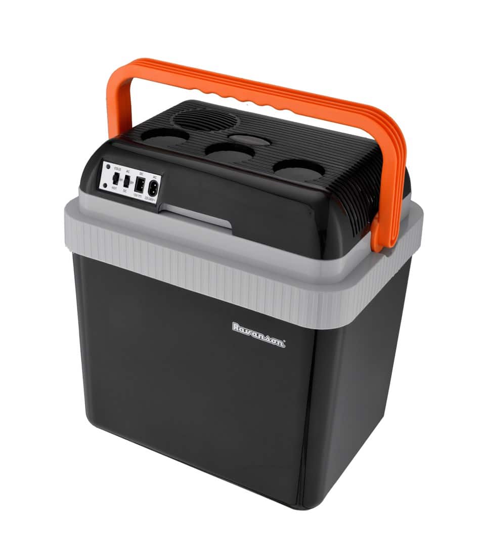 Lodówka turystyczna Ravanson CS-24S Super (440mm x 401mm x 296mm; 24l, szary) — zdjęcie 1 z 2