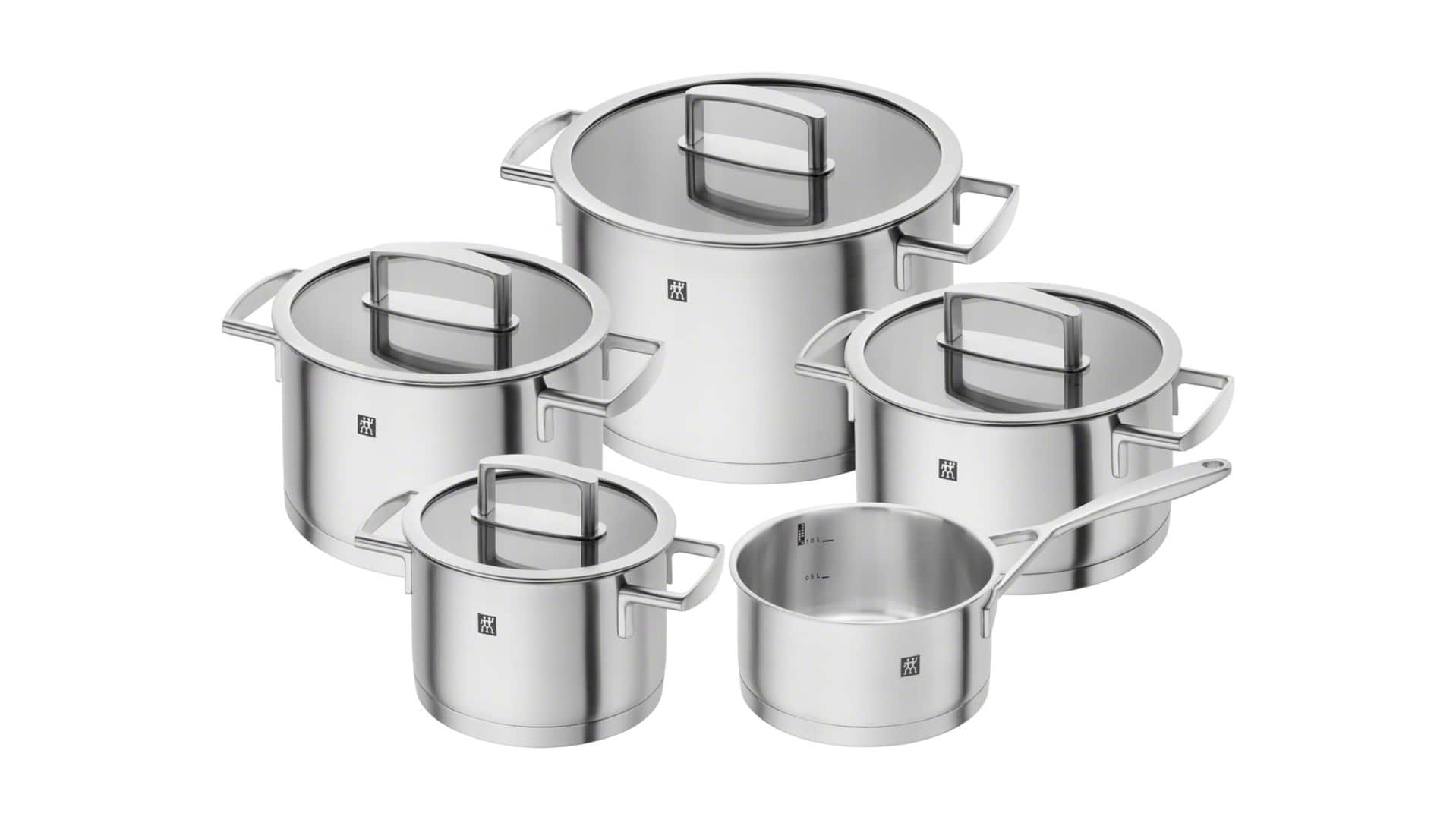 Zestaw garnków ZWILLING Vitality 66460-000-0 (1,5 litra, 2 litry, 3 litry, 3,5 litra, 6 litrów) (OUTLET) — zdjęcie 1 z 6