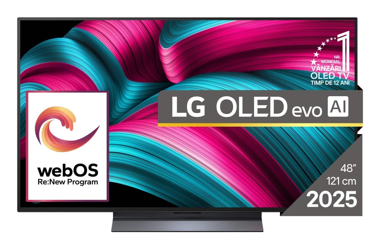 Telewizor LG OLED48C51LA OLED EVO 48'' 4K Ultra HD 144 Hz WebOS Dolby Atmos Czarny — zdjęcie 1 z 7