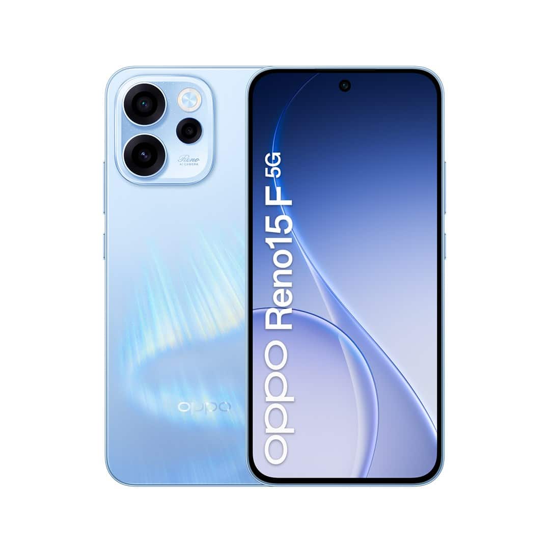 Oppo Reno 15F 8/256GB 5G Aurora Blue — zdjęcie 1 z 8