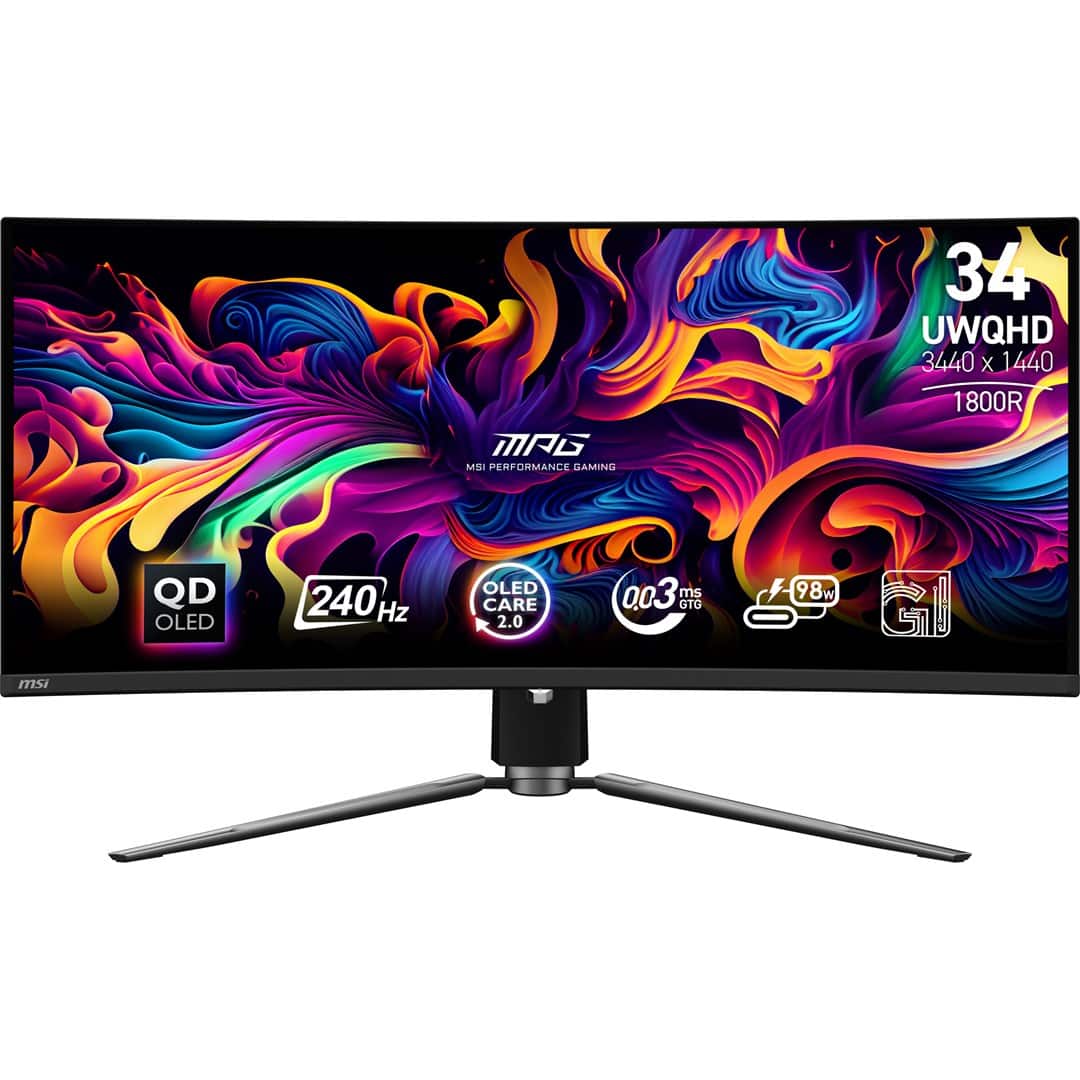 MSI Monitor 34" MPG 341CQPX QD-OLED — zdjęcie 1 z 8