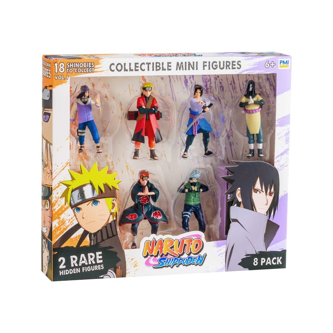 NARUTO SHIPPUDEN 8 Pack Deluxe Figury