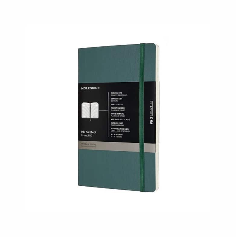 MOLESKINE Notes Professional L, 13x21 cm, 192 stron, zielony — zdjęcie 1 z 6