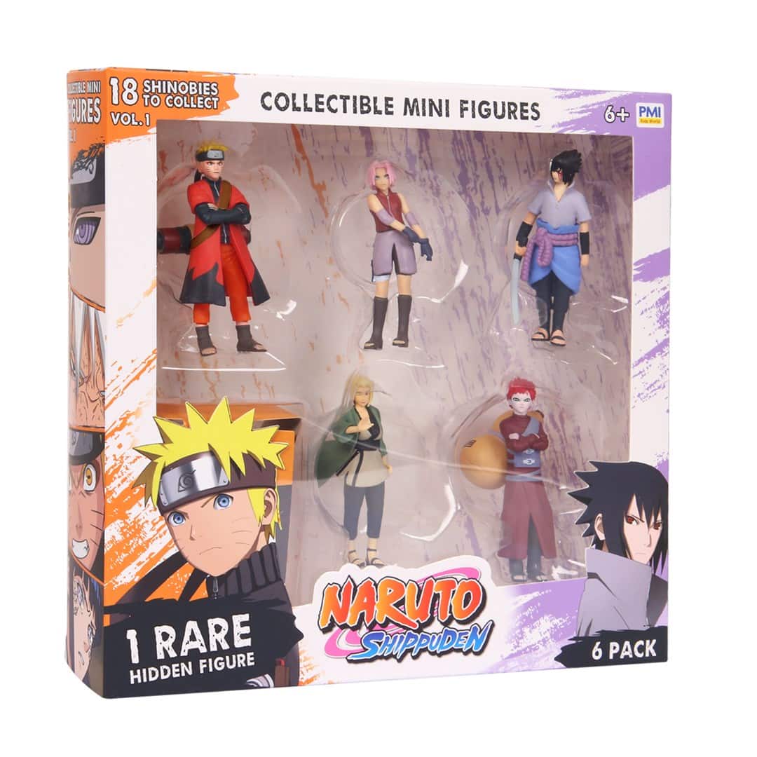 NARUTO SHIPPUDEN 6 Pack Deluxe Figures Ver. C