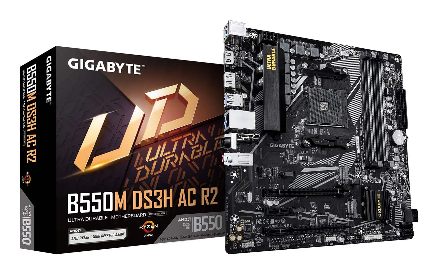 Płyta główna Gigabyte B550M DS3H AC R2 — zdjęcie 1 z 4