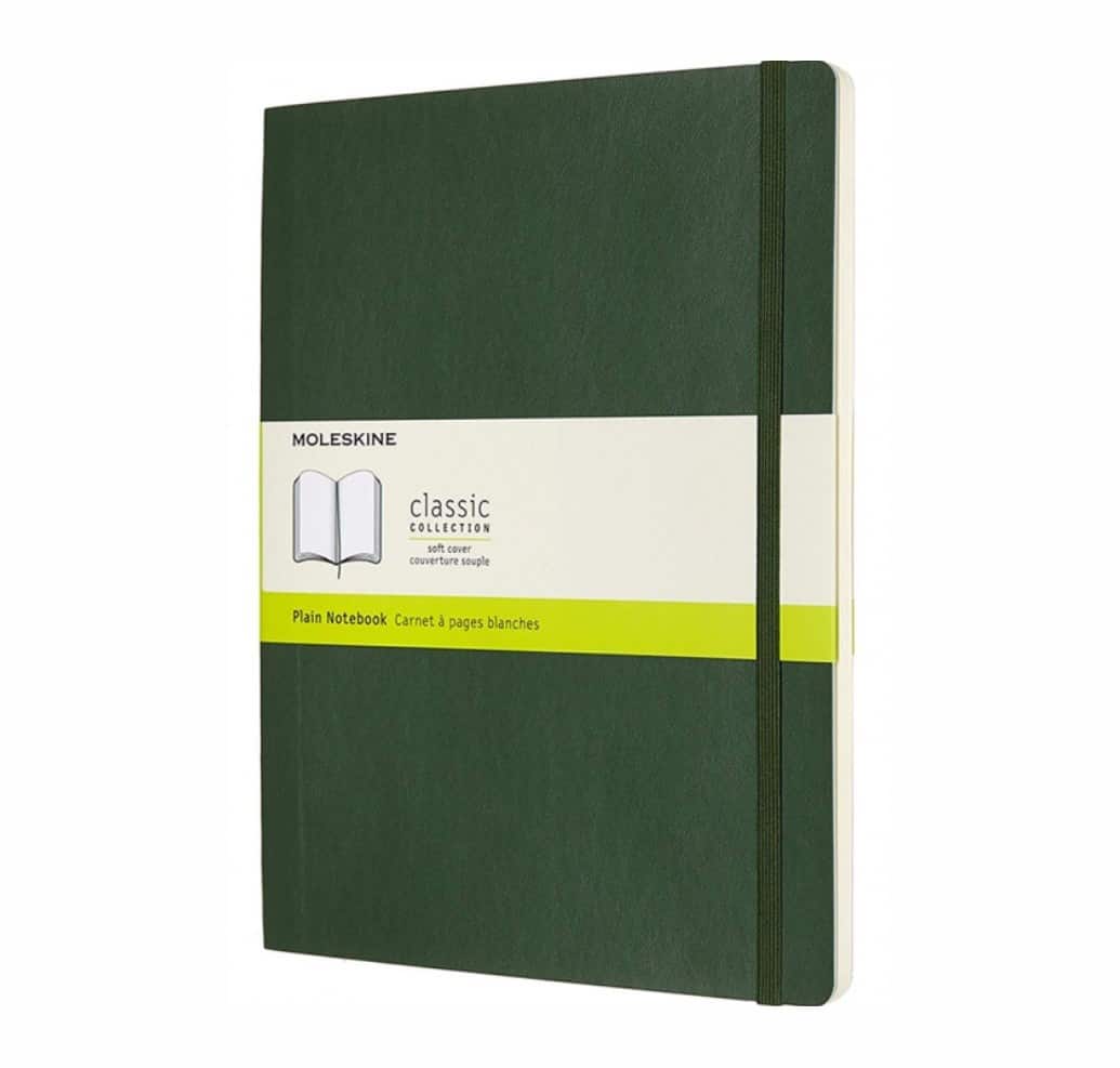 MOLESKINE Notes Classic XL, 192 stron, myrtle green — zdjęcie 1 z 3