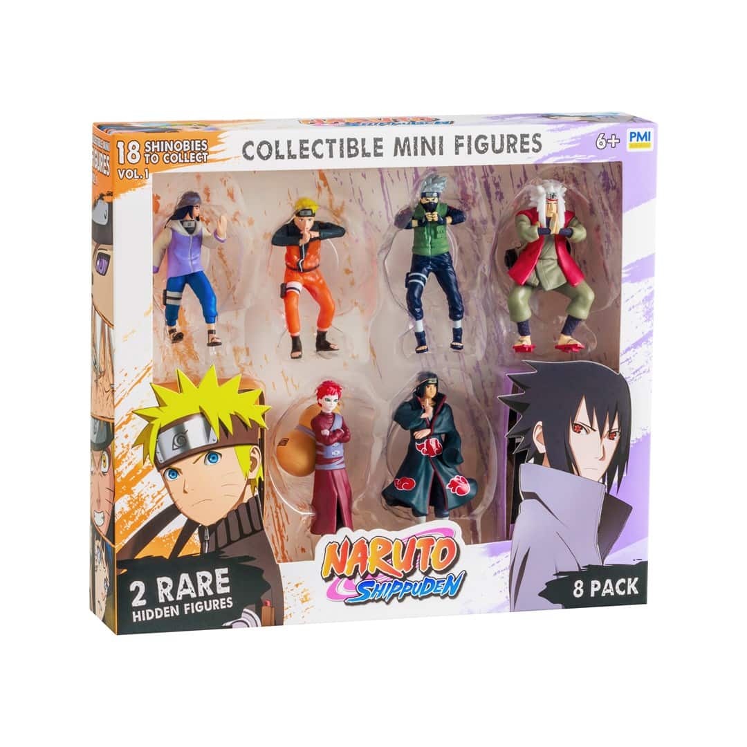 NARUTO SHIPPUDEN 8 Pack Deluxe Figures