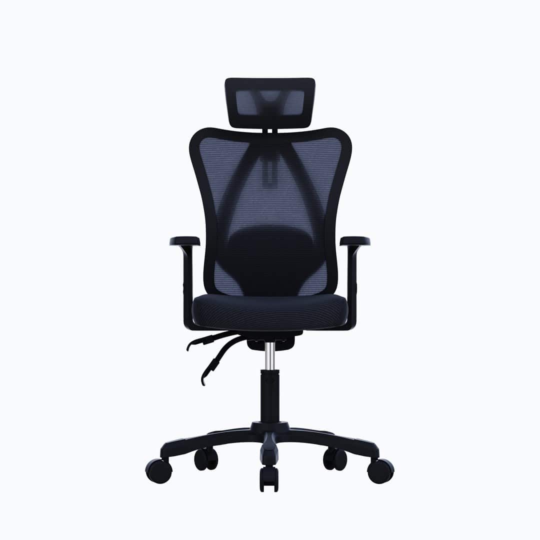 Activejet Fotel biurowy ergonomiczny T5 czarny — zdjęcie 1 z 7