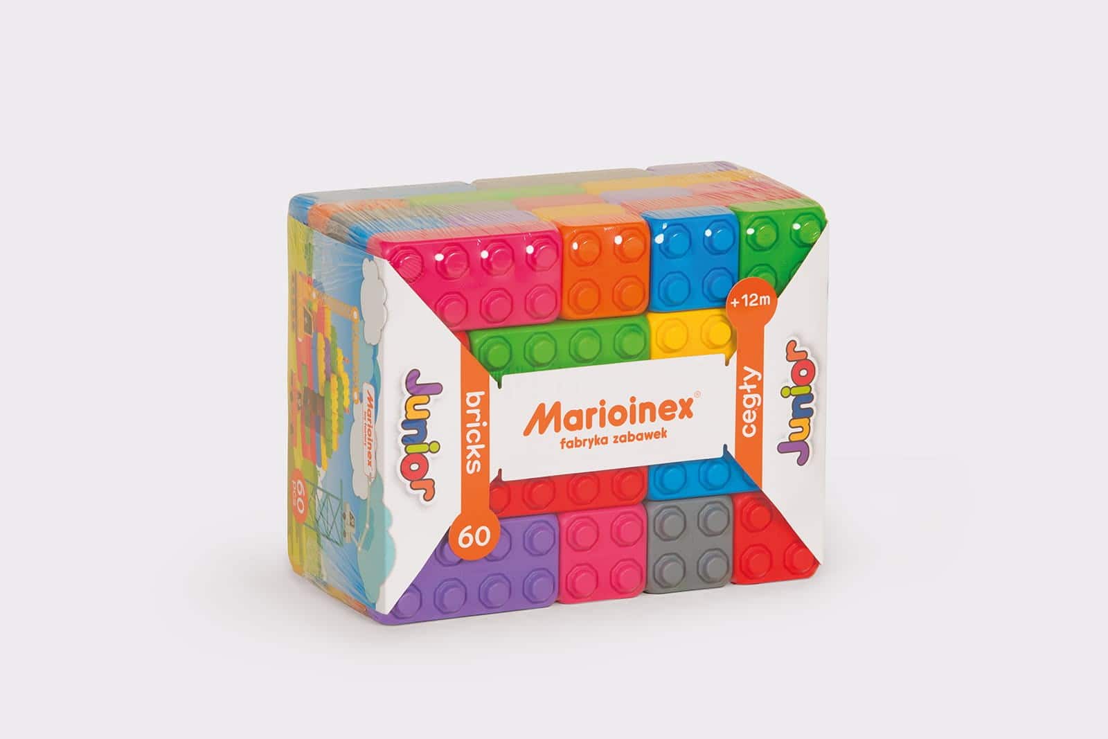 Klocki konstrukcyjne cegły Marioinex Junior, 60 elementów — zdjęcie 1 z 3