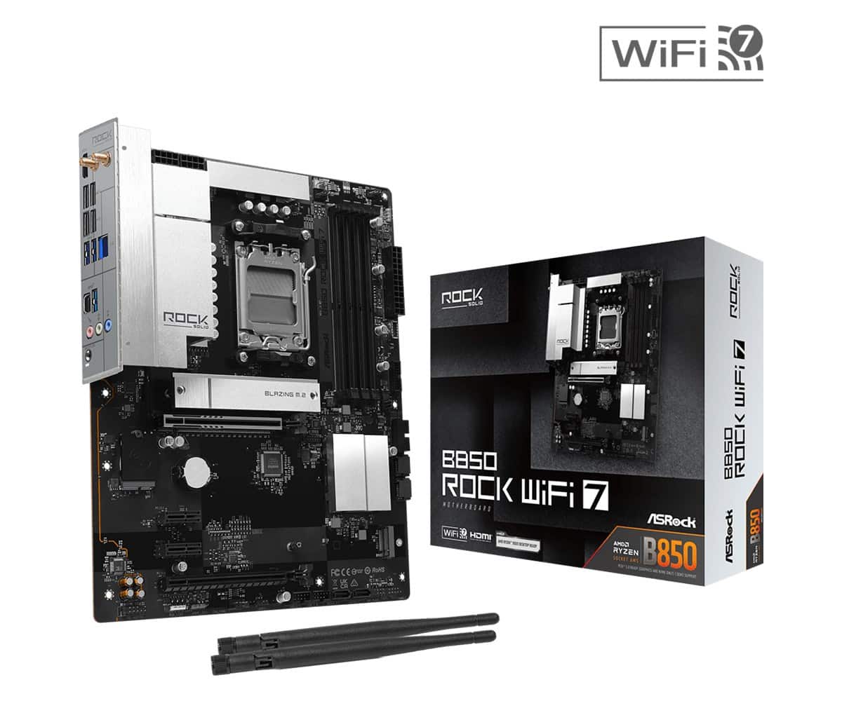Płyta główna Asrock B850 ROCK WIFI 7 Socket-AM5 — zdjęcie 1 z 5