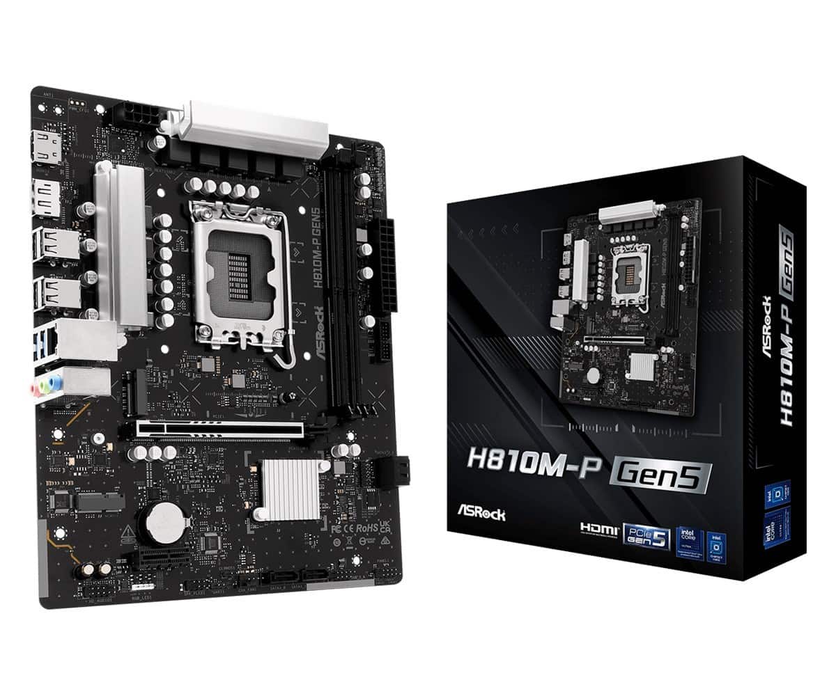 Płyta główna Asrock H810M-P GEN5 Socket-1851 — zdjęcie 1 z 5