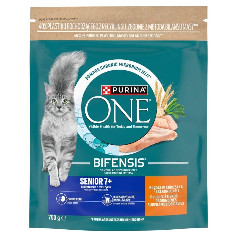 Purina ONE 7+ Bogata w Kurczaka 750g