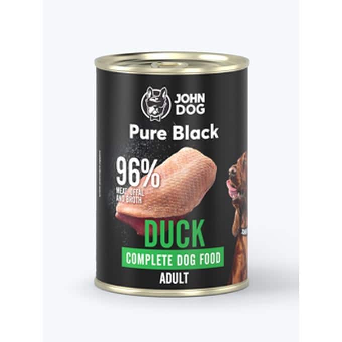 John Dog PURE BLACK DOROSŁY KACZKA 800g