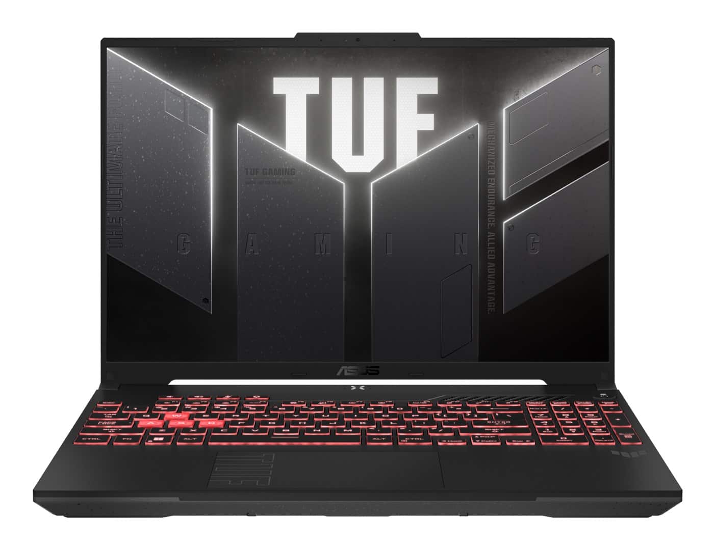 ASUS TUF Gaming A16 FA607NUG-RL117 Ryzen 7 7445HS 16.0"FHD+ 144Hz Value IPS-level AG 16GB DDR5 5600 SSD512 WLAN+BT LAN GeForce RTX 4050 6GB Cam720p 56WHrs NoOS Mecha Gray (OUTLET) — zdjęcie 1 z 8