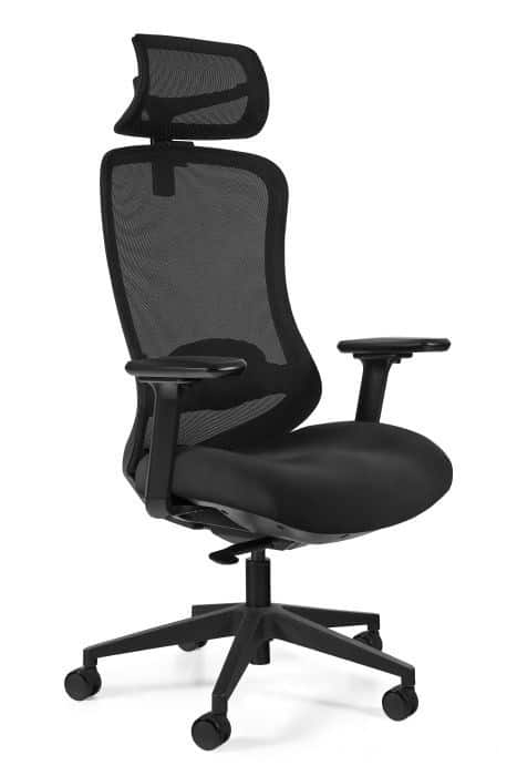 Fotel biurowy UNIQUE ADAPTA SK-6255H czarny — zdjęcie 1 z 2