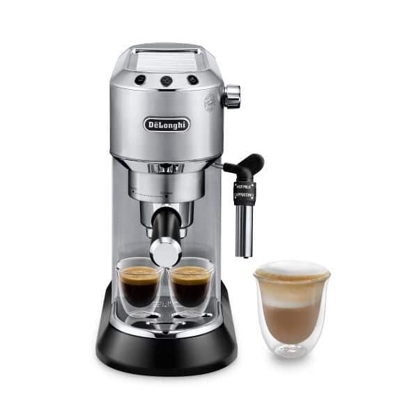 Ekspres kolbowy DeLonghi Dedica Style EC 685.M (1350W; kolor srebrny) (OUTLET) — zdjęcie 1 z 5
