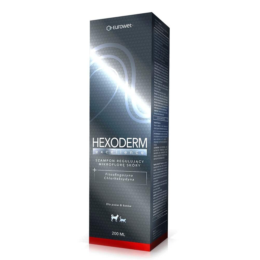 Eurowet Hexoderm Excellence Wsparcie mikroflory skóry dla psa i kota 200ml