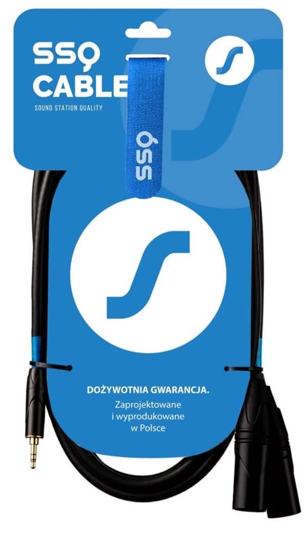 SSQ MIXLR3 - Jack 3,5mm, 2x XLR — zdjęcie 1 z 3