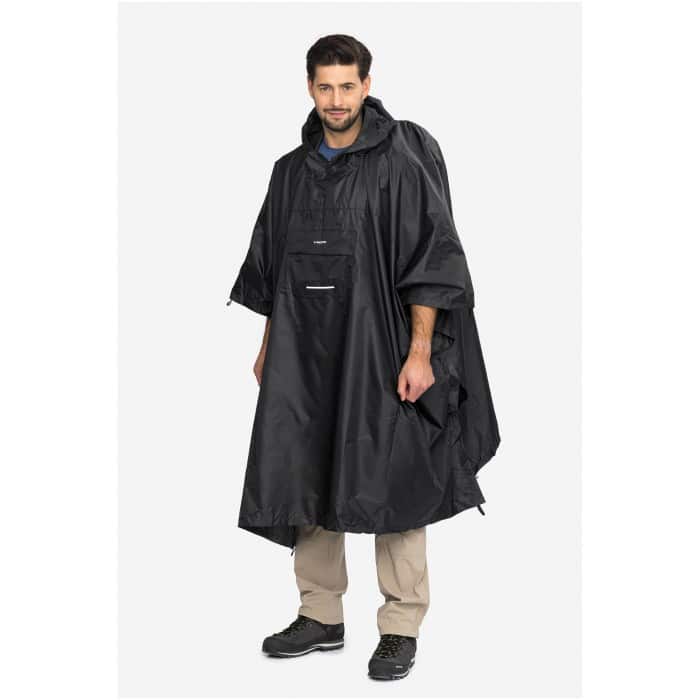 Poncho przeciwdeszczowe dla dorosłych VIKING Vesper Backpack czarne UNI — zdjęcie 1 z 5