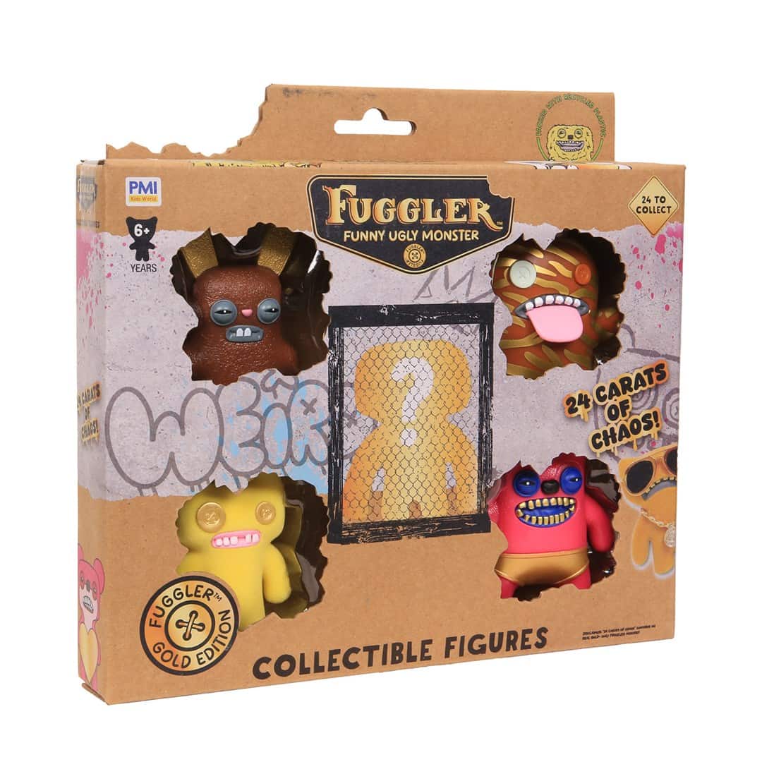 FUGGLER S3 GOLD EDITION FIGURES - 5 PACK DELUXE BOX (ASSORTMENT) — zdjęcie 1 z 8