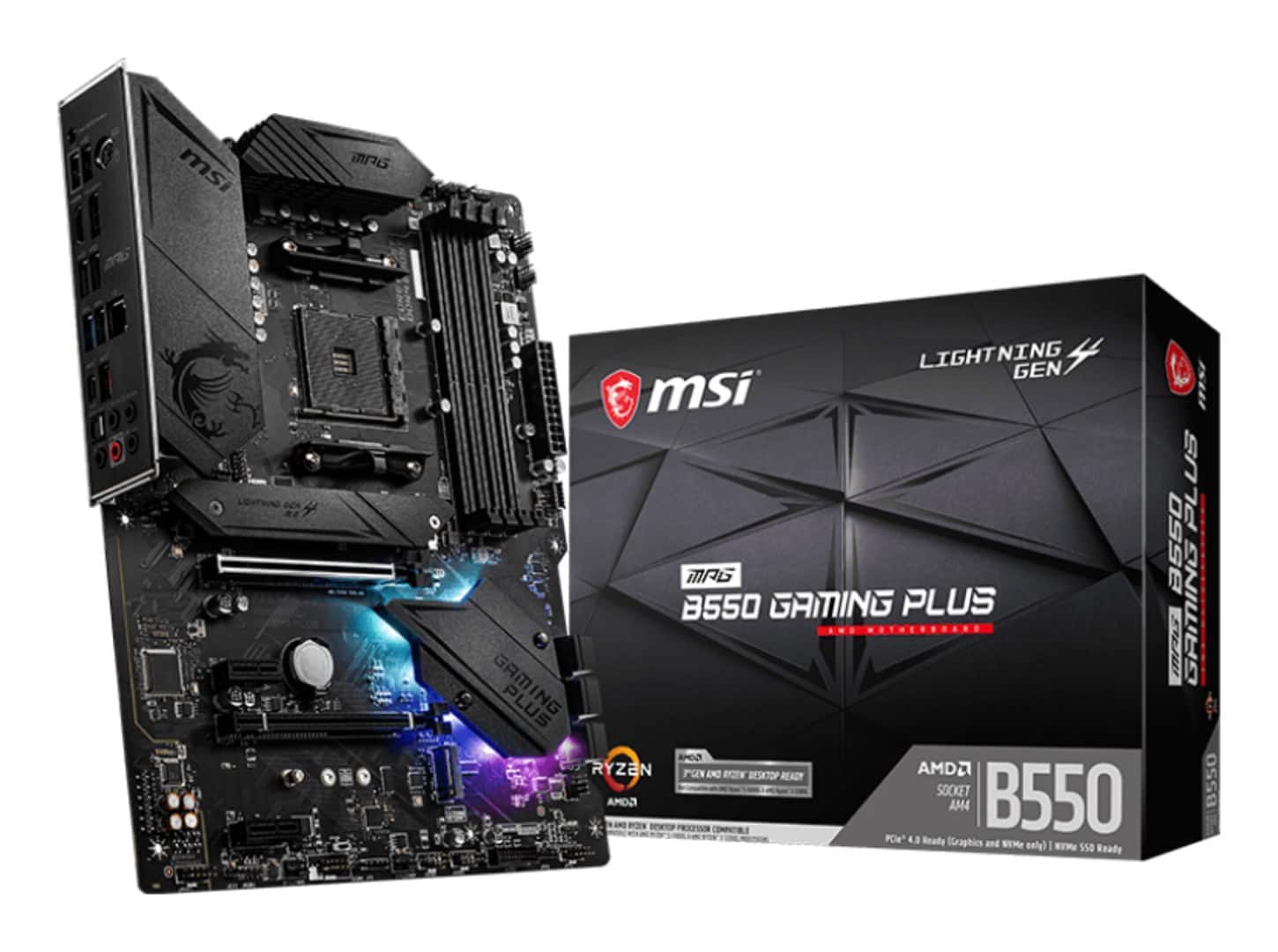 Płyta główna MSI MPG B550 GAMING PLUS (WYPRZEDAŻ) — zdjęcie 1 z 5