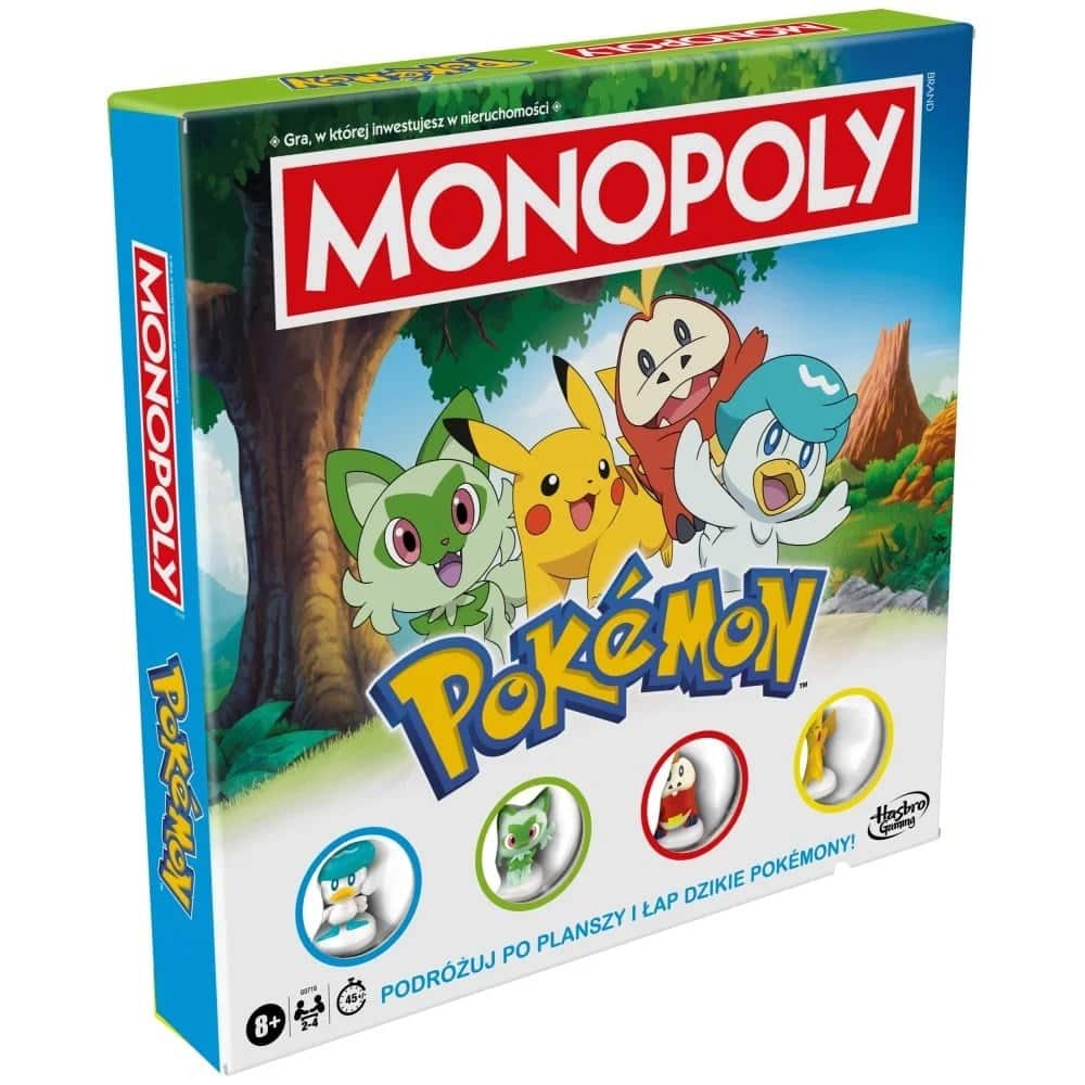 Gra planszowa Hasbro Monopoly Pokémon (edycja polska) — zdjęcie 1 z 5