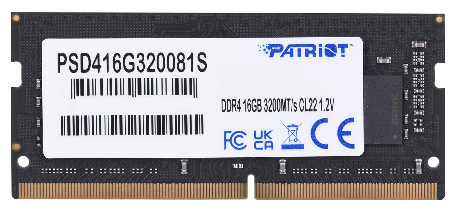 PATRIOT DDR4 16GB 3200 MHz SO-DIMM Signature Line — zdjęcie 1 z 3