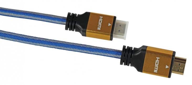 Kabel IBOX HD04 ULTRAHD 4K 1,5M V2.0 ITVFHD04 (HDMI M - HDMI M; 1,5m; kolor niebieski) — zdjęcie 1 z 4