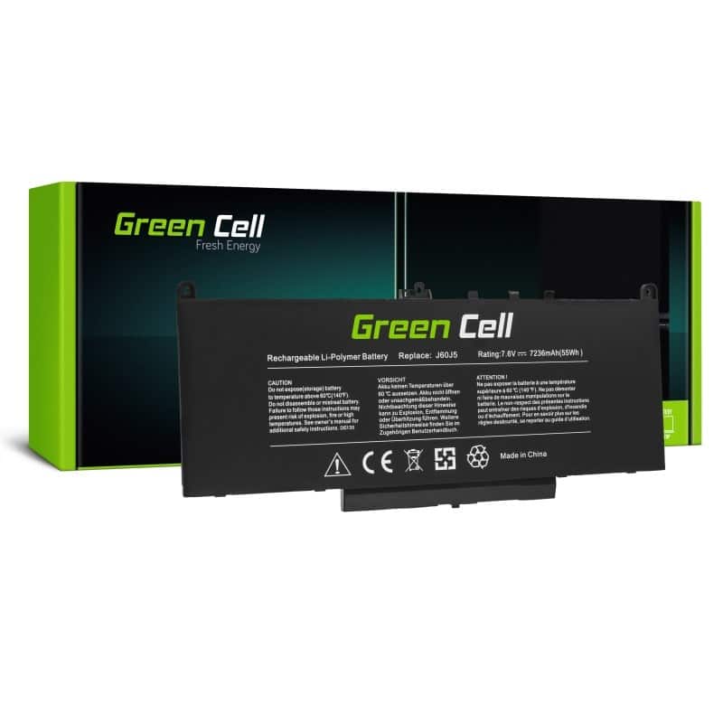 GREEN CELL BATERIA DE135 DO DELL LATITUDE E7270 E7470 5800MAH 7.6V — zdjęcie 1 z 5