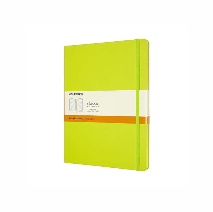 MOLESKINE Notes Classic XL, 19x25cm, Lemon Green — zdjęcie 1 z 4