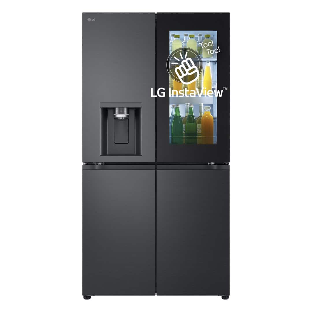 Lodówka Side-By-Side LG GMG960EVJE 179cm czarna — zdjęcie 1 z 8