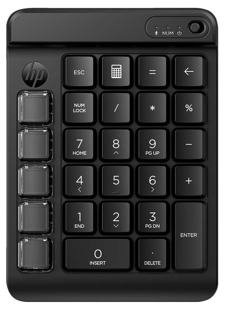 Klawiatura numeryczna HP 430 Bluetooth Programmable Wireless Mechanical Keypad bezprzewodowa czarna 7N7C2AA — zdjęcie 1 z 7