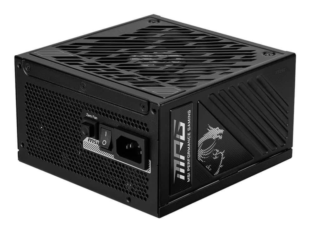 Zasilacz MSI MPG A1000GS 1000W PCIE5 80+ Gold ATX 3.1 (OUTLET) — zdjęcie 1 z 4