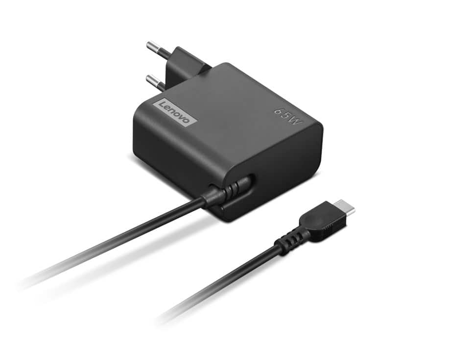 Zasilacz Lenovo 65W USB-C Adapter-EU GX21L58555 (OUTLET) — zdjęcie 1 z 3