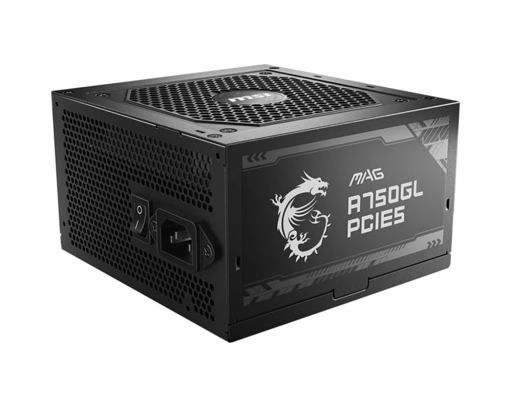 Zasilacz MSI MAG A750GL PCIE5 750W 80+ Gold ATX 3.1 (WYPRZEDAŻ) — zdjęcie 1 z 3