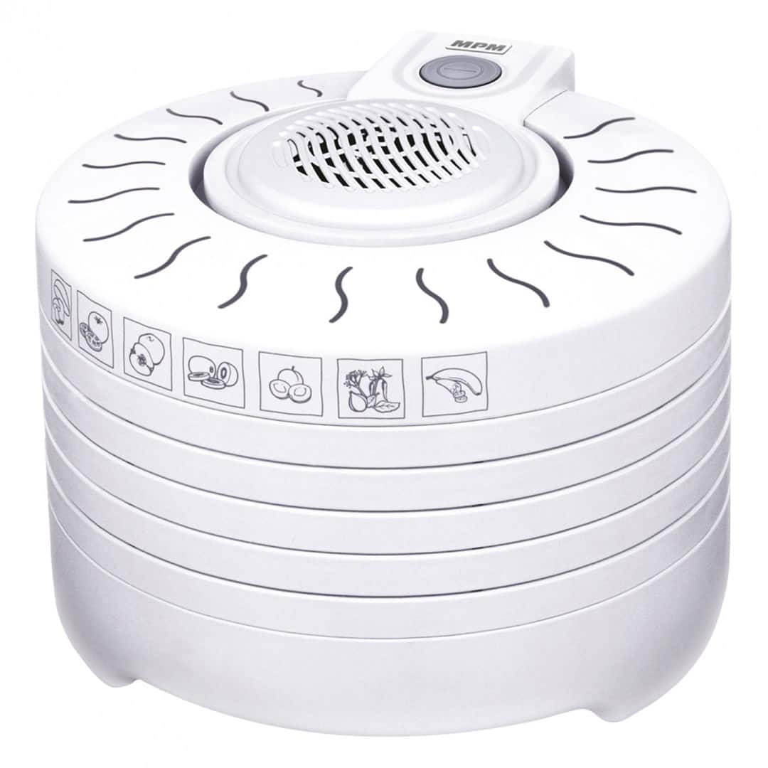Suszarka do grzybów MPM MSG-01 biała, 5 sit, BBA free, 250W