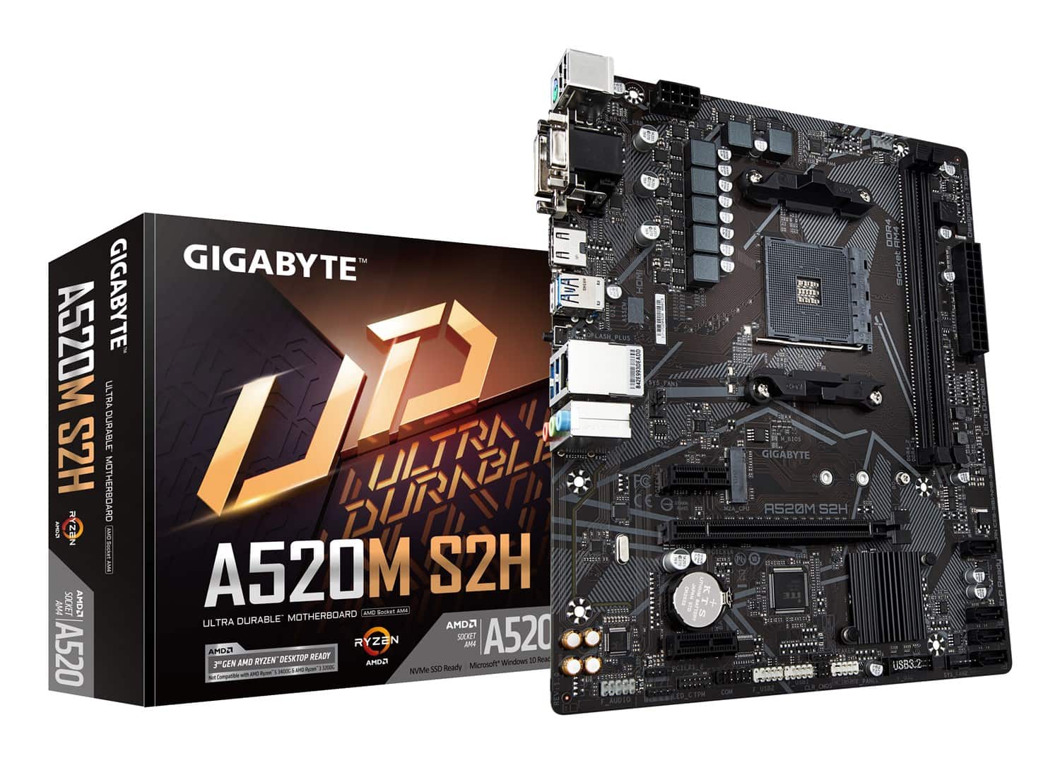 Płyta główna Gigabyte A520M S2H (rev. 1.0) — zdjęcie 1 z 5